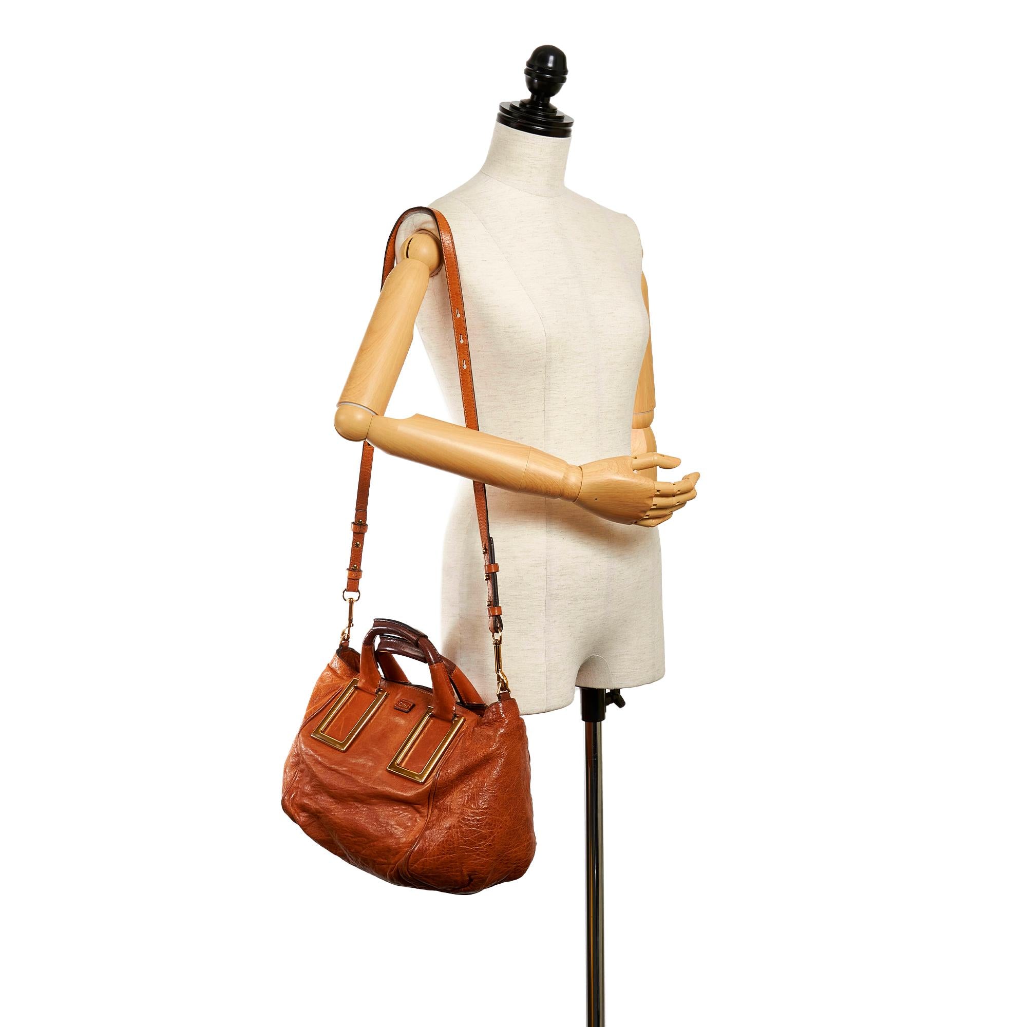 Chloe Ethel Leather Satchel (SHG-36041)