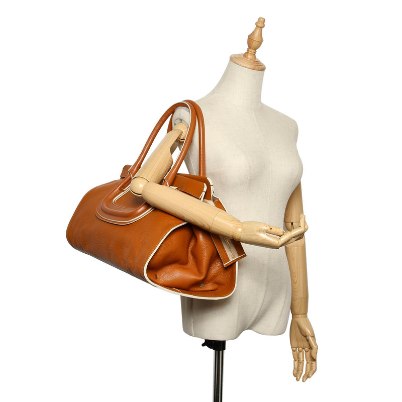 Chloe Everston Leather Handbag (SHG-37343)