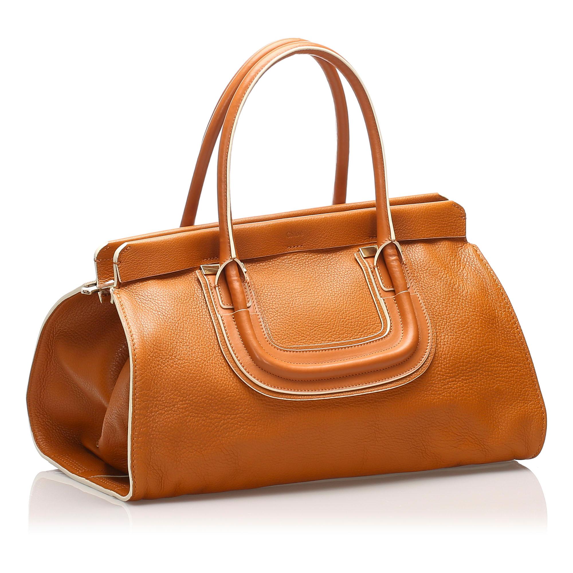 Chloe Everston Leather Handbag (SHG-37343)