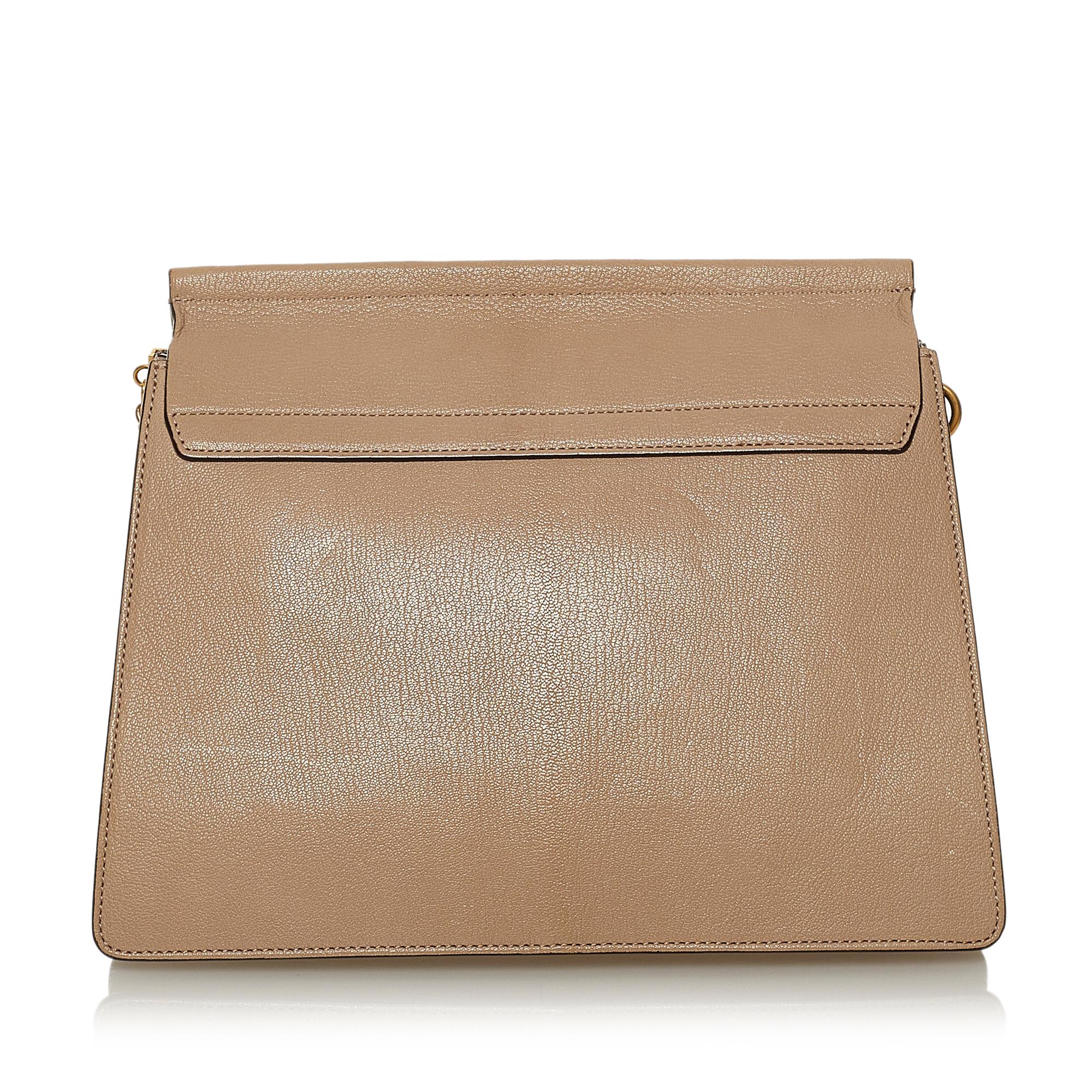 Chloe Faye Leather Crossbody Bag (SHG-29121)