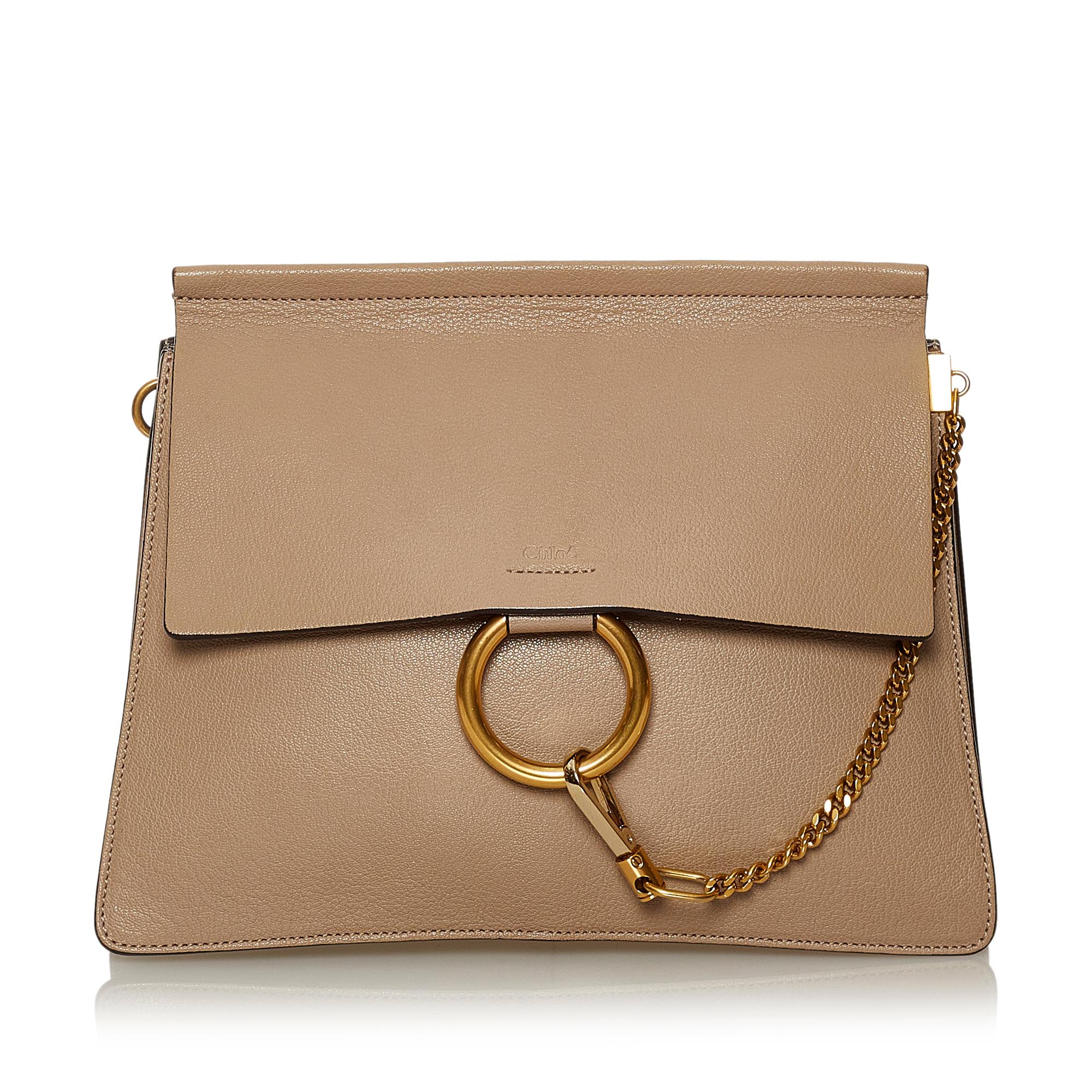 Chloe Faye Leather Crossbody Bag (SHG-29121)