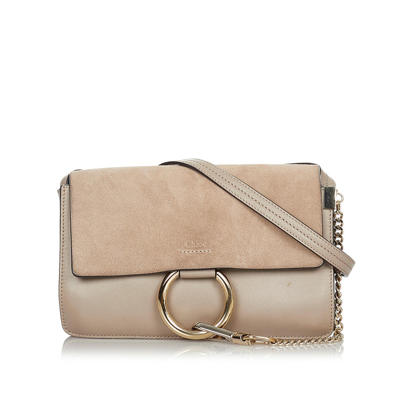 Chloe Faye Leather Crossbody Bag (SHG-34006) – LuxeDH