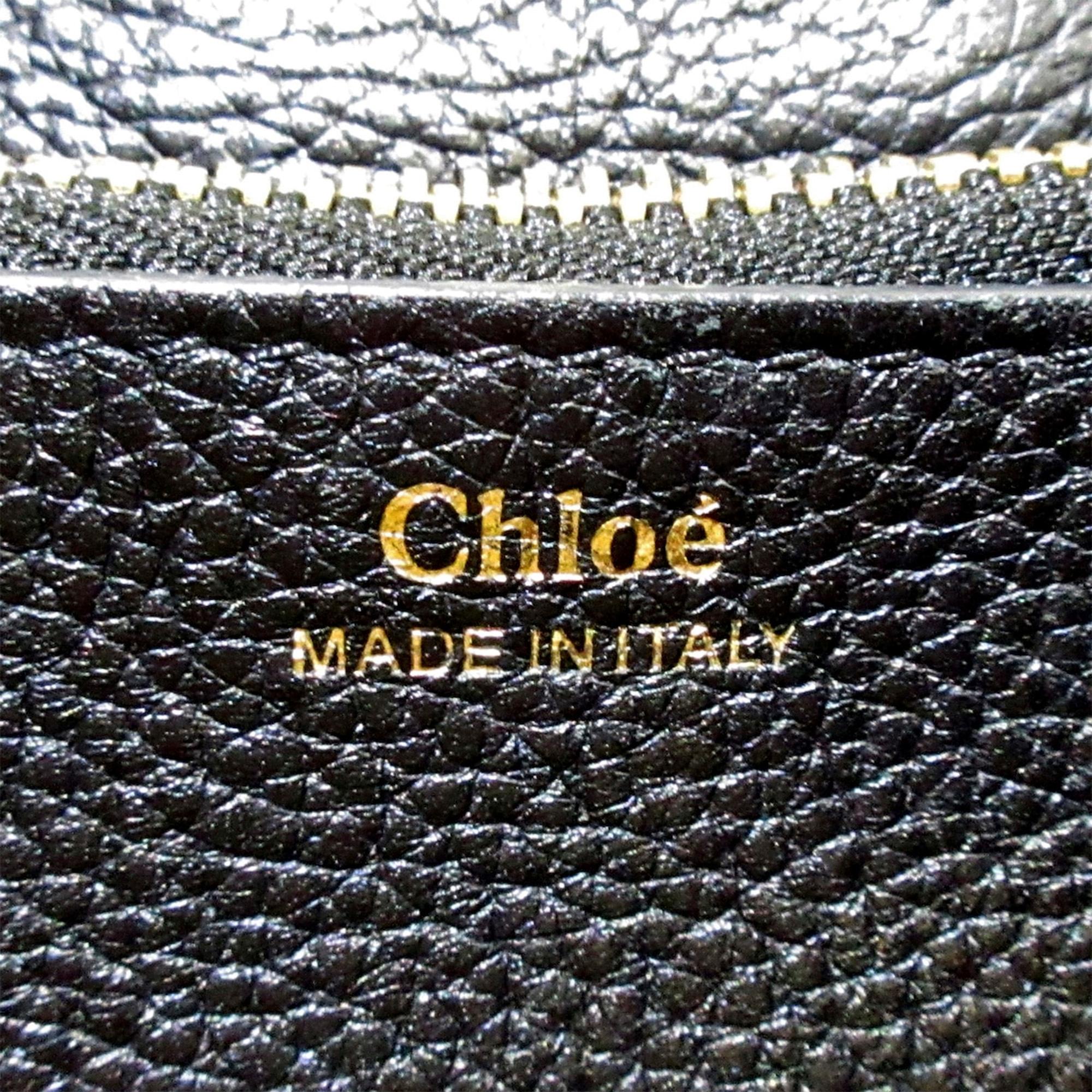 Chloe Faye Leather Tote Bag (SHG-31998)