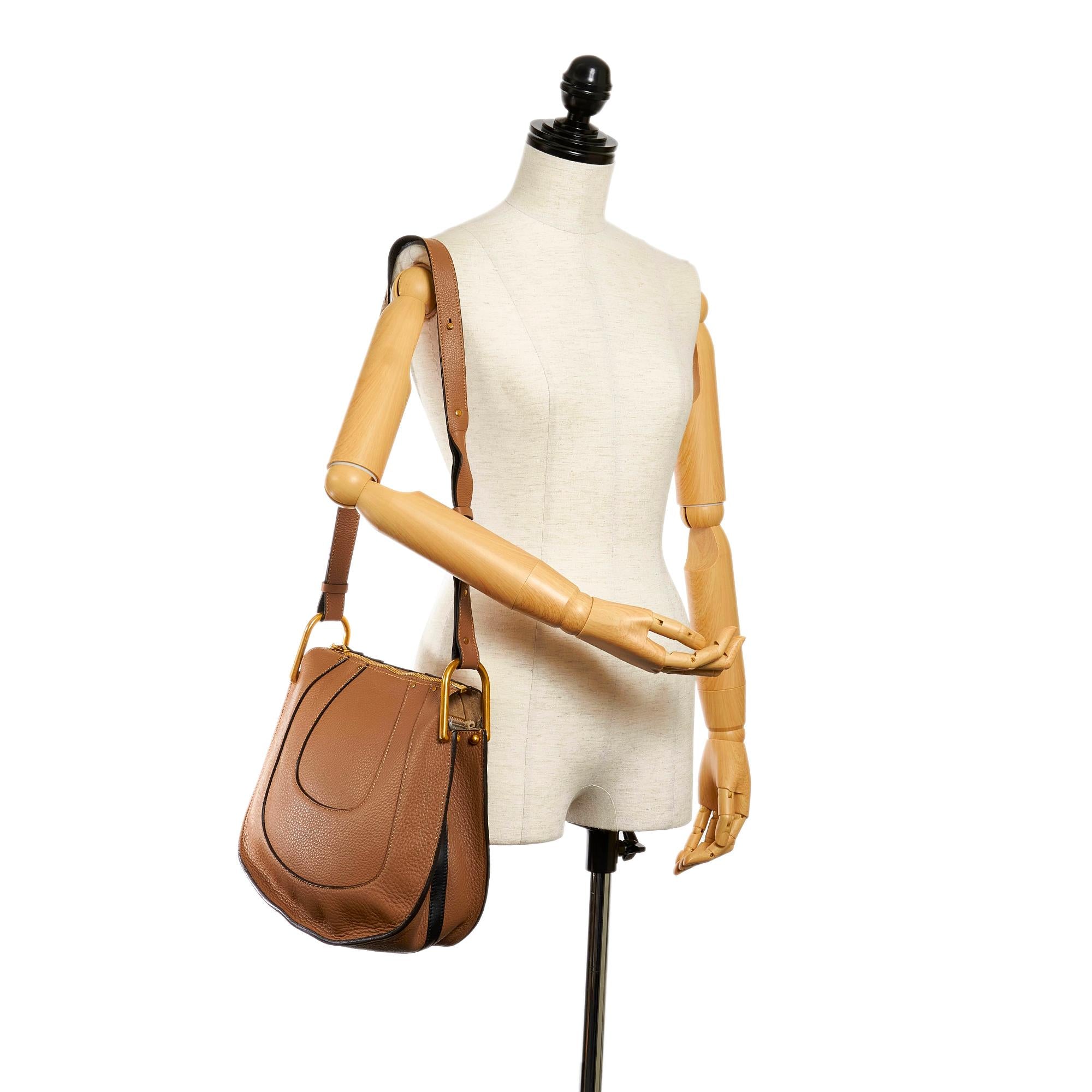 Chloe Hayley Leather Crossbody Bag (SHG-29777)