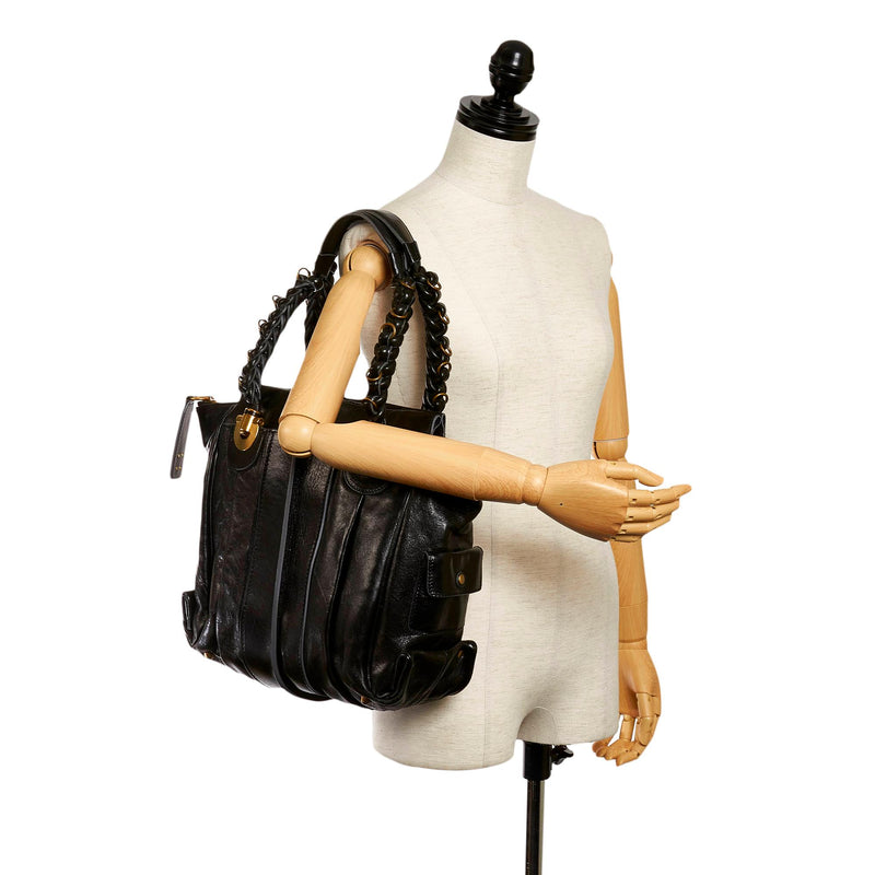 Chloe Heloise Leather Shoulder Bag (SHG-30090)