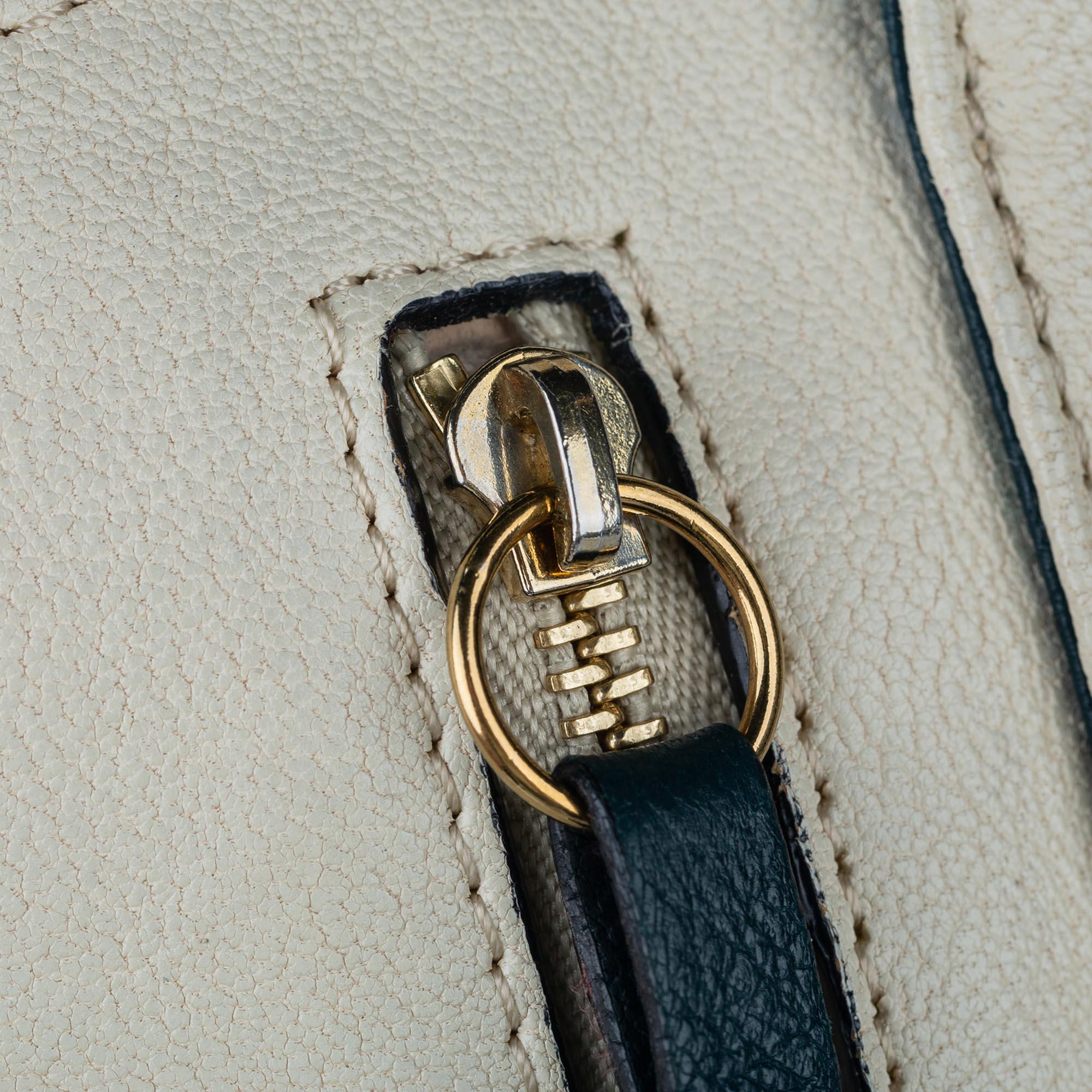 Chloe June Bow Flap Leather Shoulder Bag (SHG-37375)