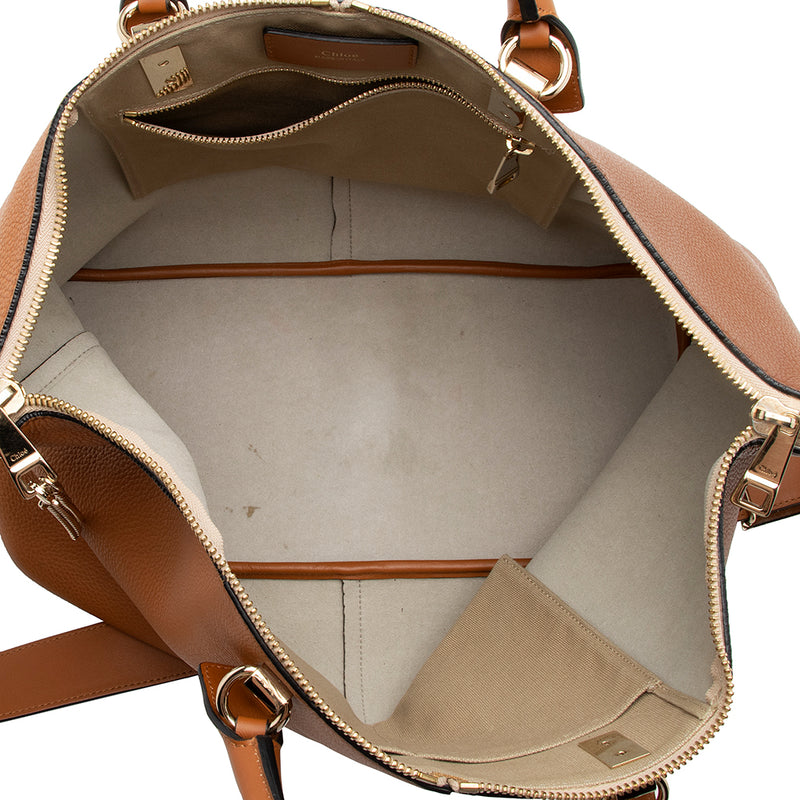 Chloe Leather Baylee Medium Shoulder Bag - FINAL SALE (SHF-15738)