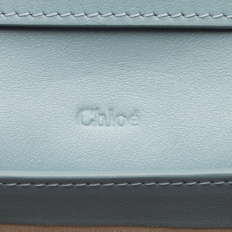 Chloe Leather C Card Holder - FINAL SALE (SHF-15092)