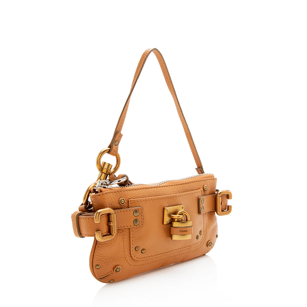 Chloe Leather Paddington Clutch - FINAL SALE (SHF-12061)
