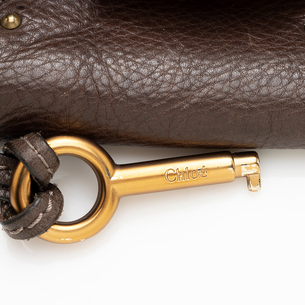Chloe Leather Paddington Mini Satchel (SHF-17716) – LuxeDH