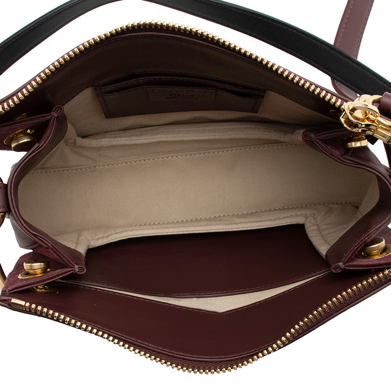 Chloe Leather Suede Roy Small Shoulder Bag - FINAL SALE (SHF-15735)