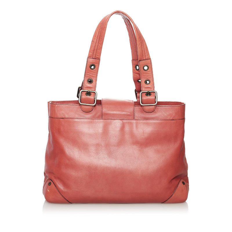 Chloe Leather Tote Bag (SHG-32522)