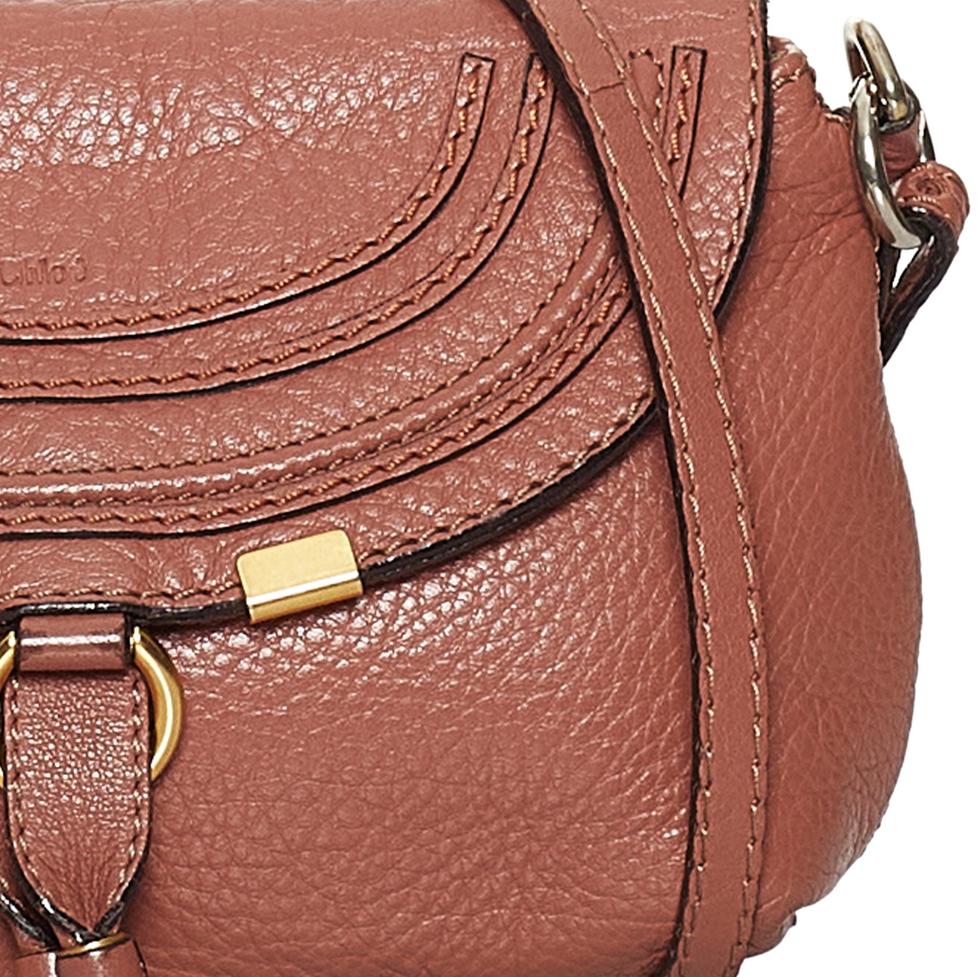 Chloe Marcie Leather Crossbody Bag (SHG-30144)