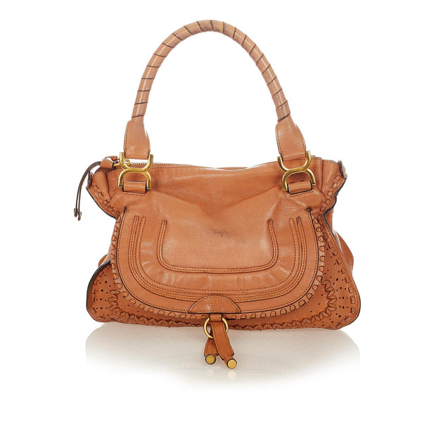 Chloe Marcie Leather Handbag (SHG-26377)