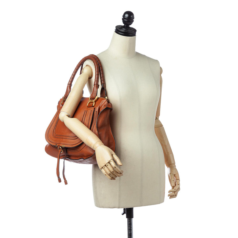 Chloe Marcie Leather Handbag (SHG-27665)