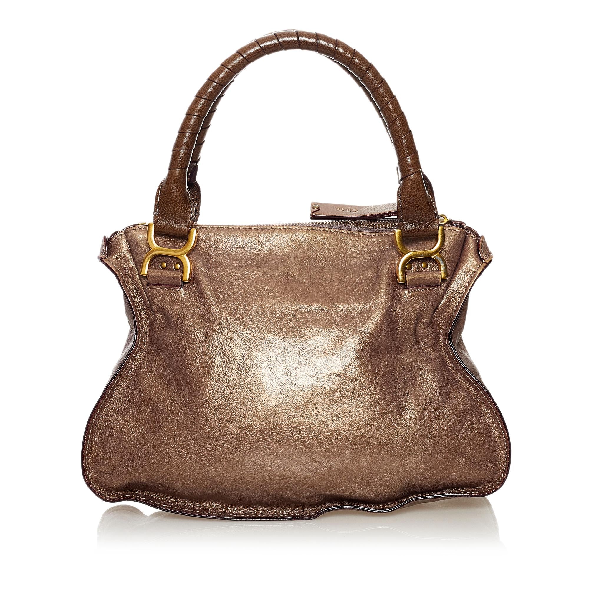 Chloe Marcie Leather Handbag (SHG-32290)