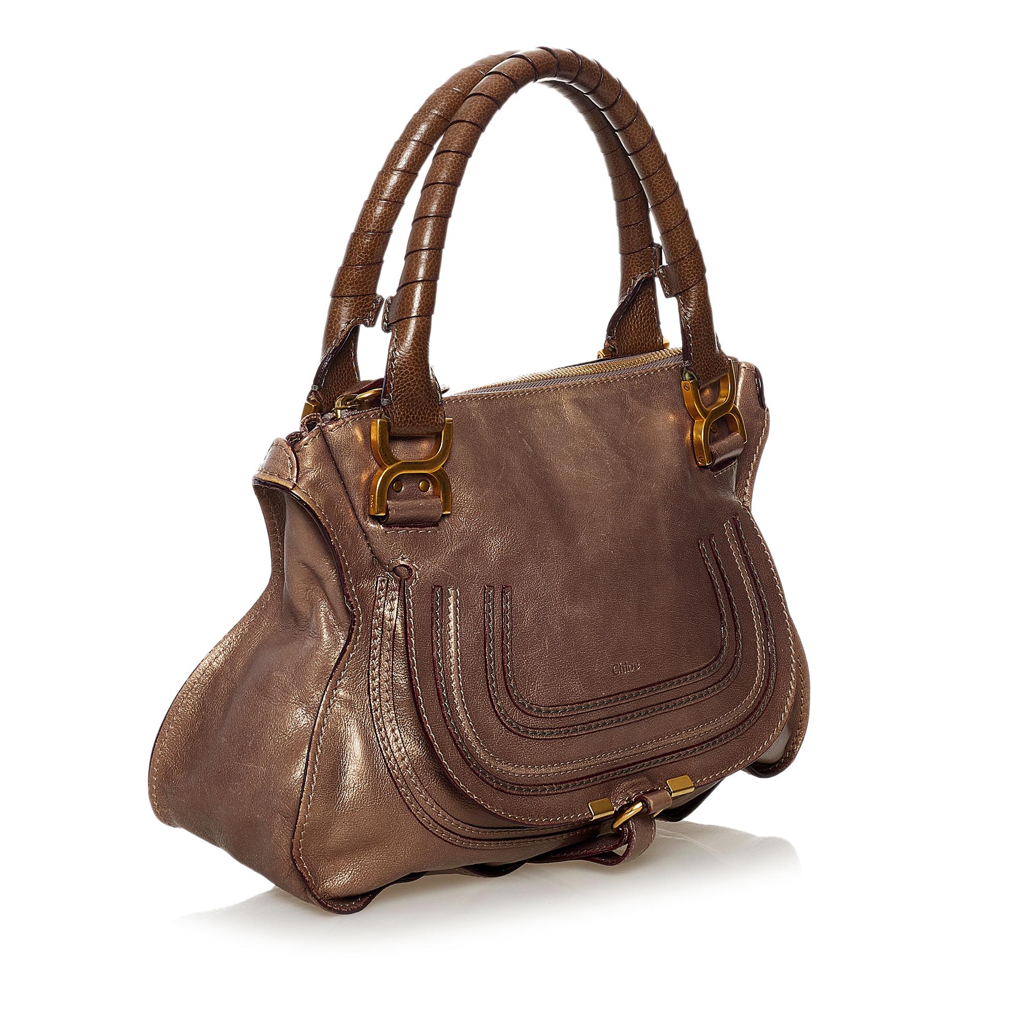 Chloe Marcie Leather Handbag (SHG-32290)