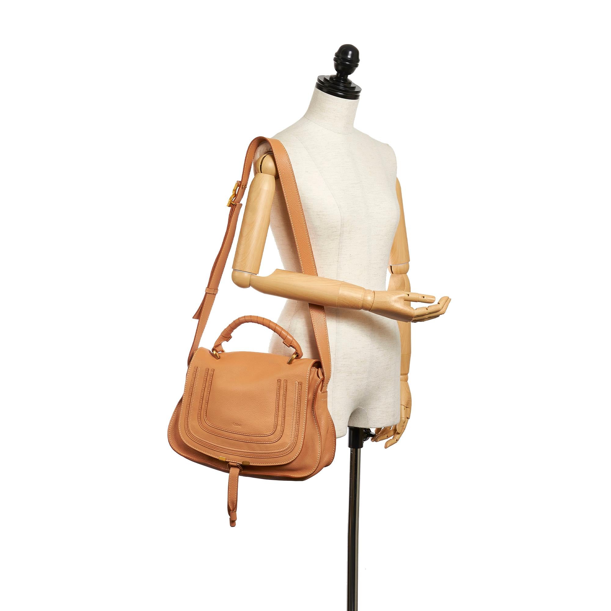 Chloe Marcie Leather Satchel (SHG-29521)