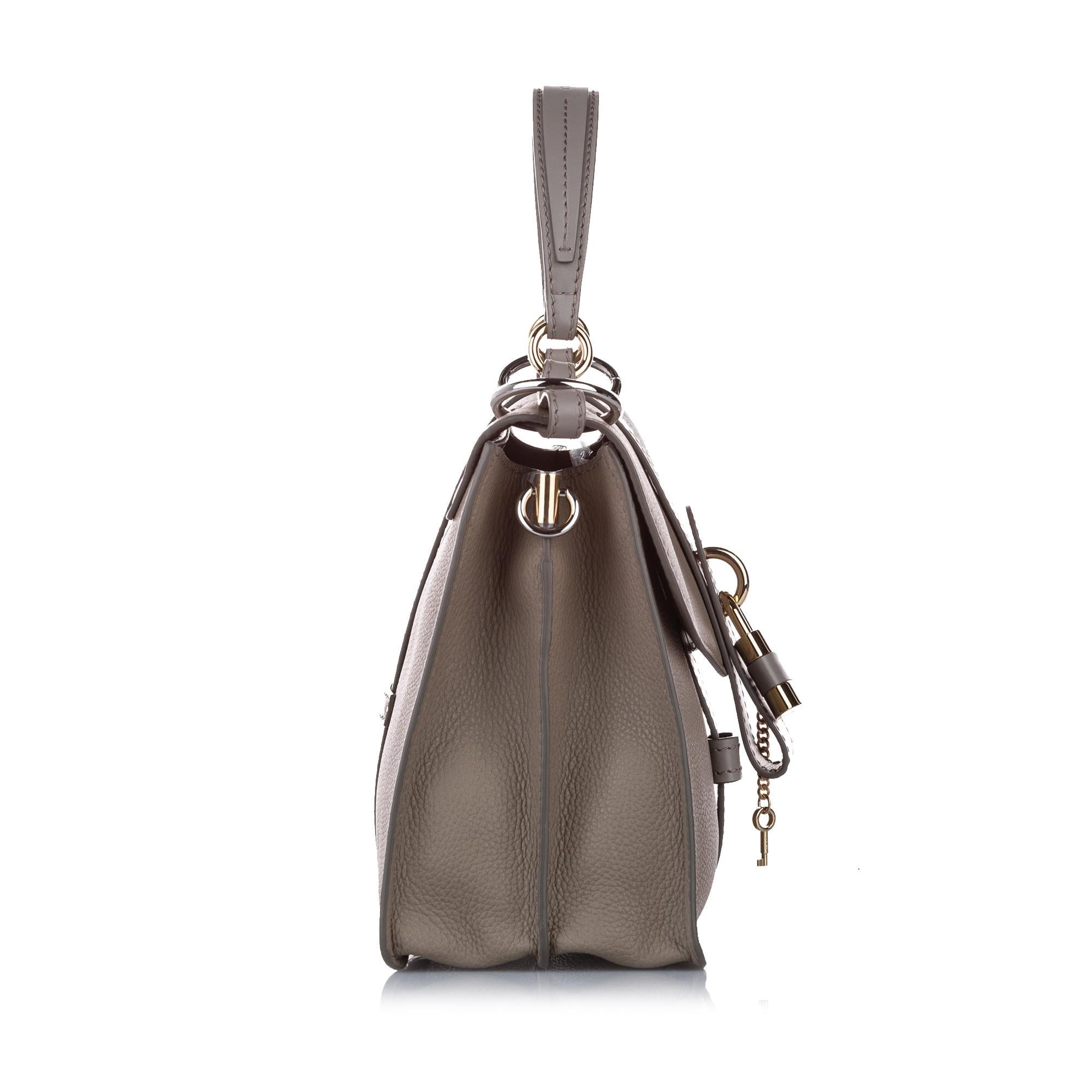 Chloe Medium Aby Leather Satchel (SHG-37644)