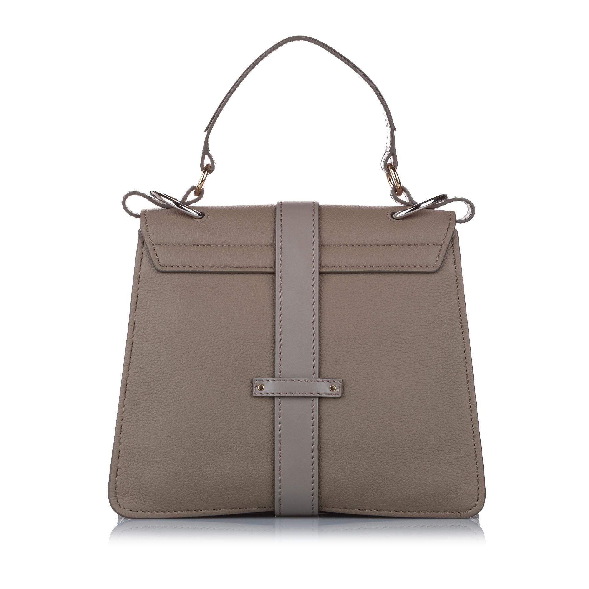 Chloe Medium Aby Leather Satchel (SHG-37644)