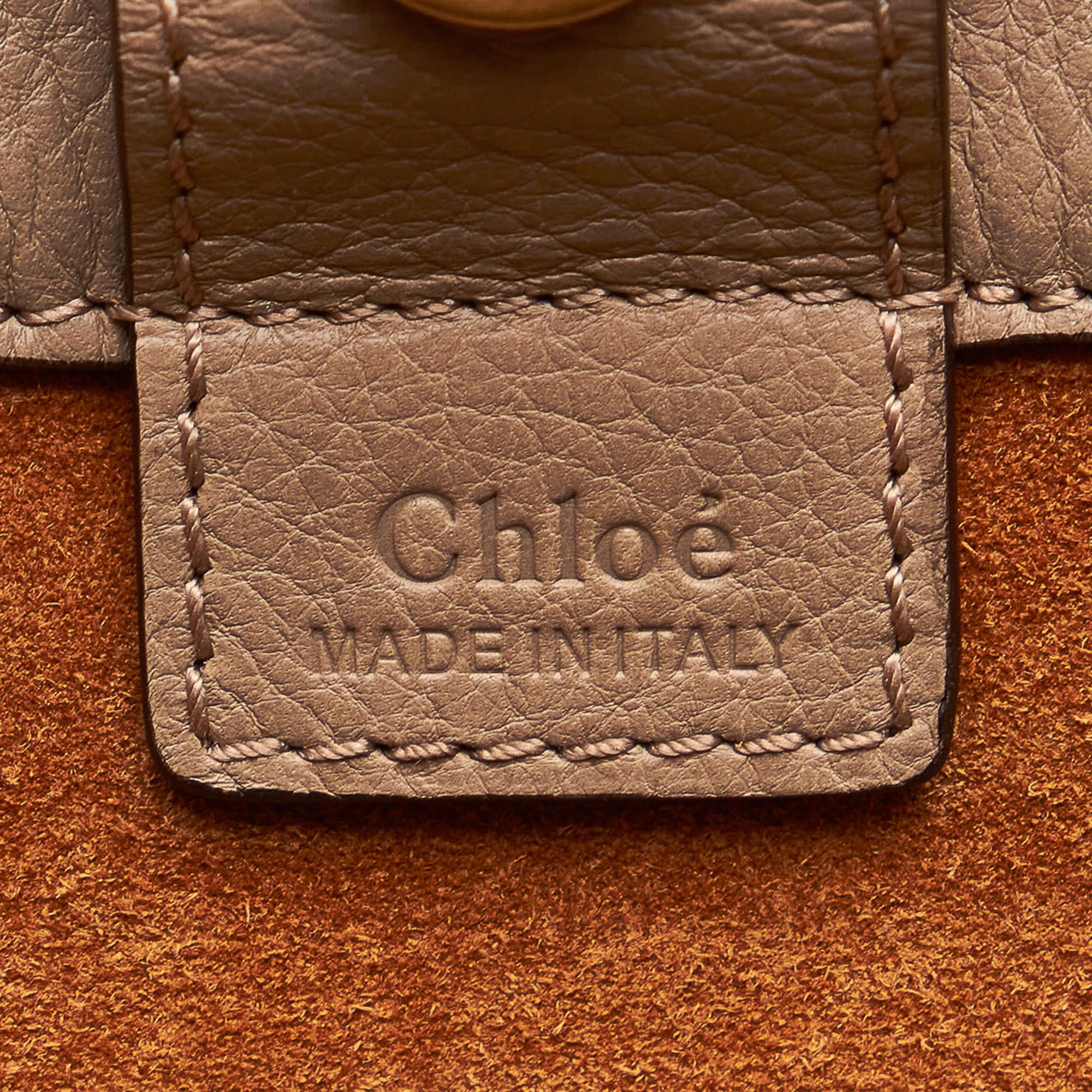 Chloe Milo Leather Tote Bag (SHG-32609)