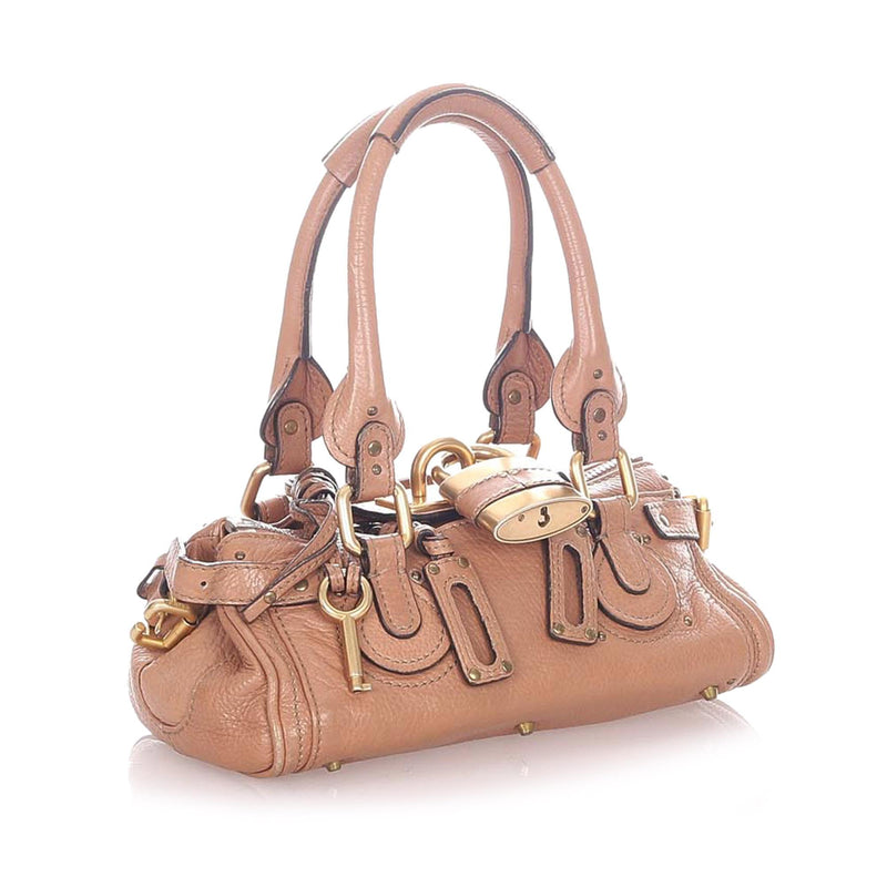 Chloe Paddington Leather Handbag (SHG-20390)