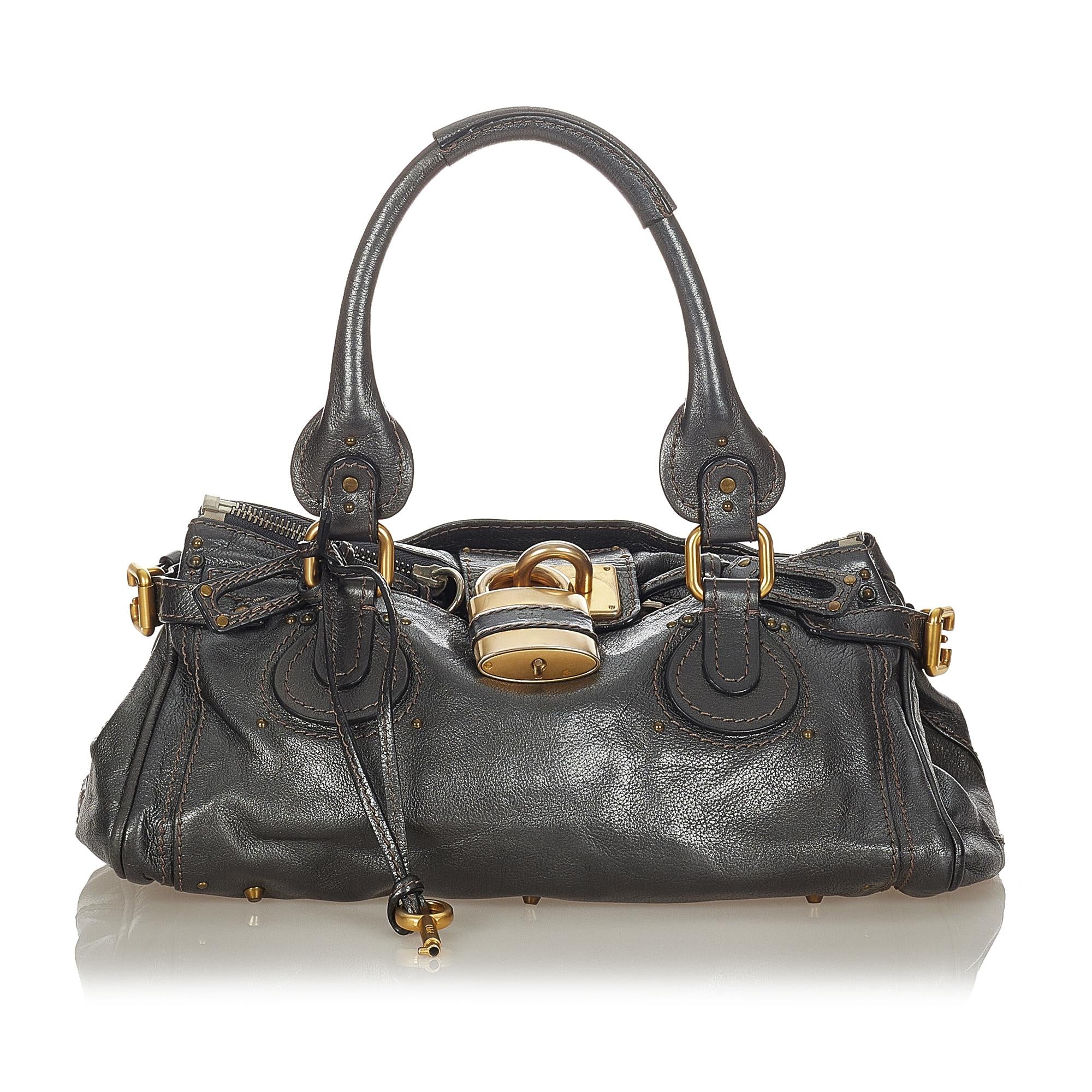 Chloe Paddington Leather Handbag (SHG-23915)