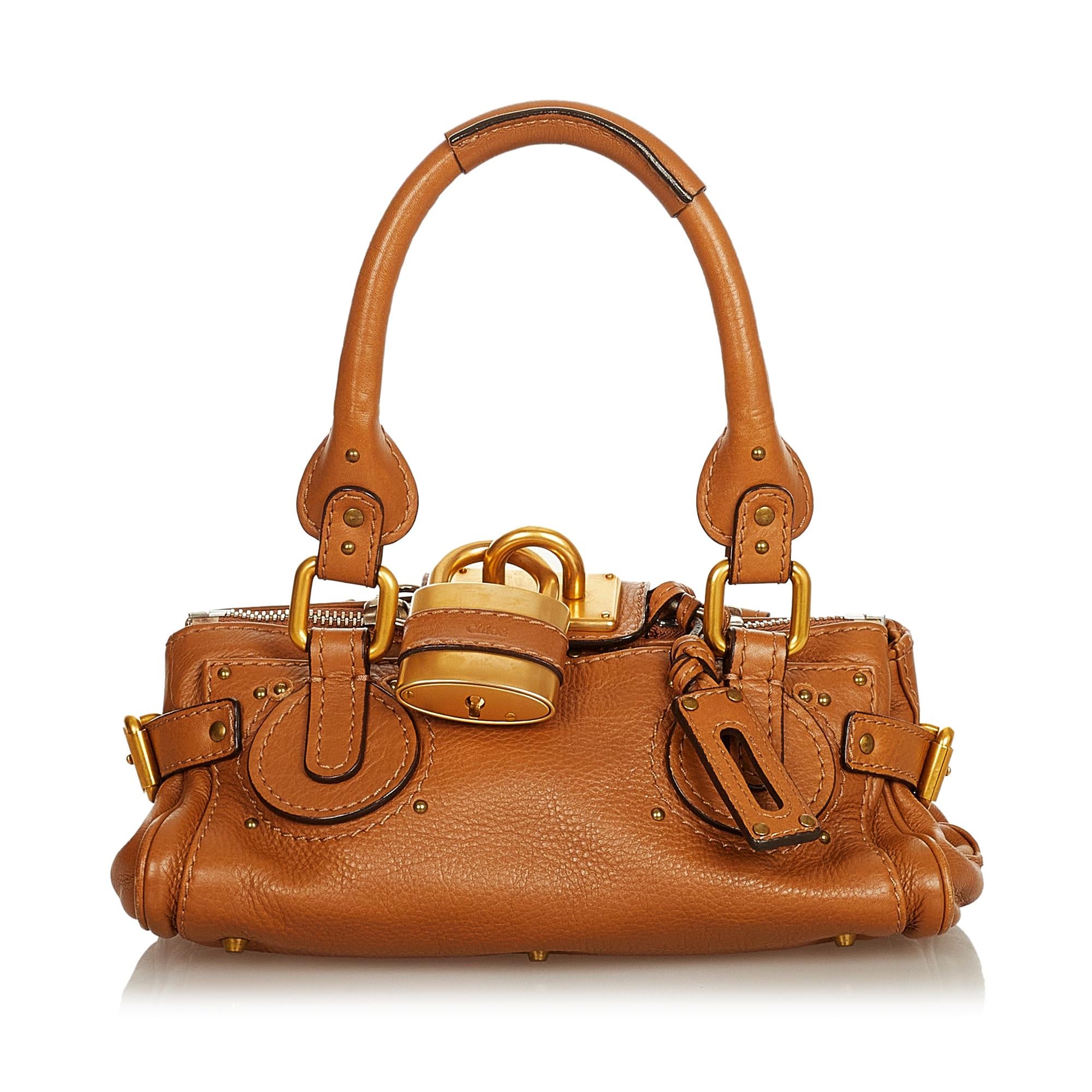 Chloe Paddington Leather Handbag (SHG-25500)