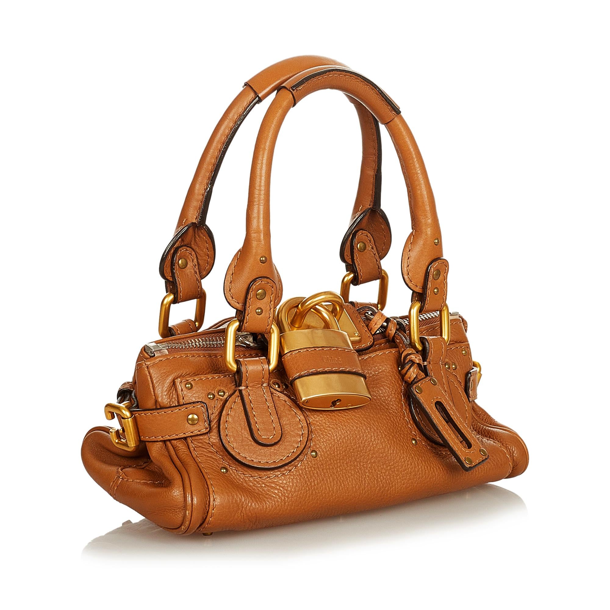 Chloe Paddington Leather Handbag (SHG-25500)