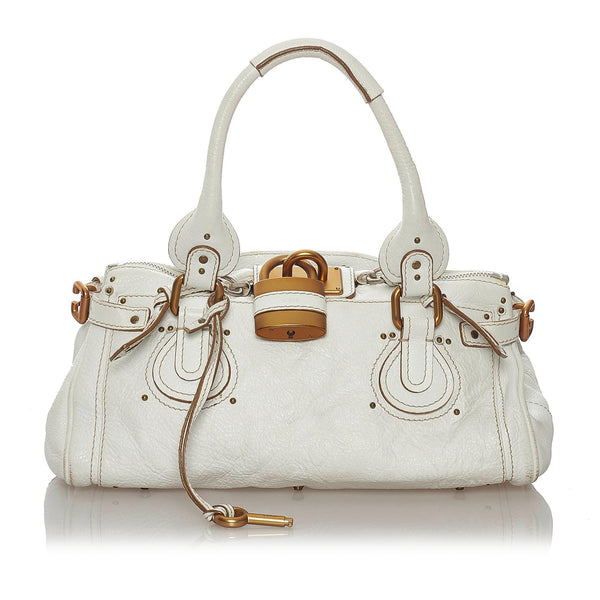Chloe Paddington Leather Handbag (SHG-28182)