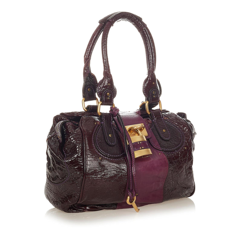 Chloe Paddington Leather Shoulder Bag (SHG-25390)