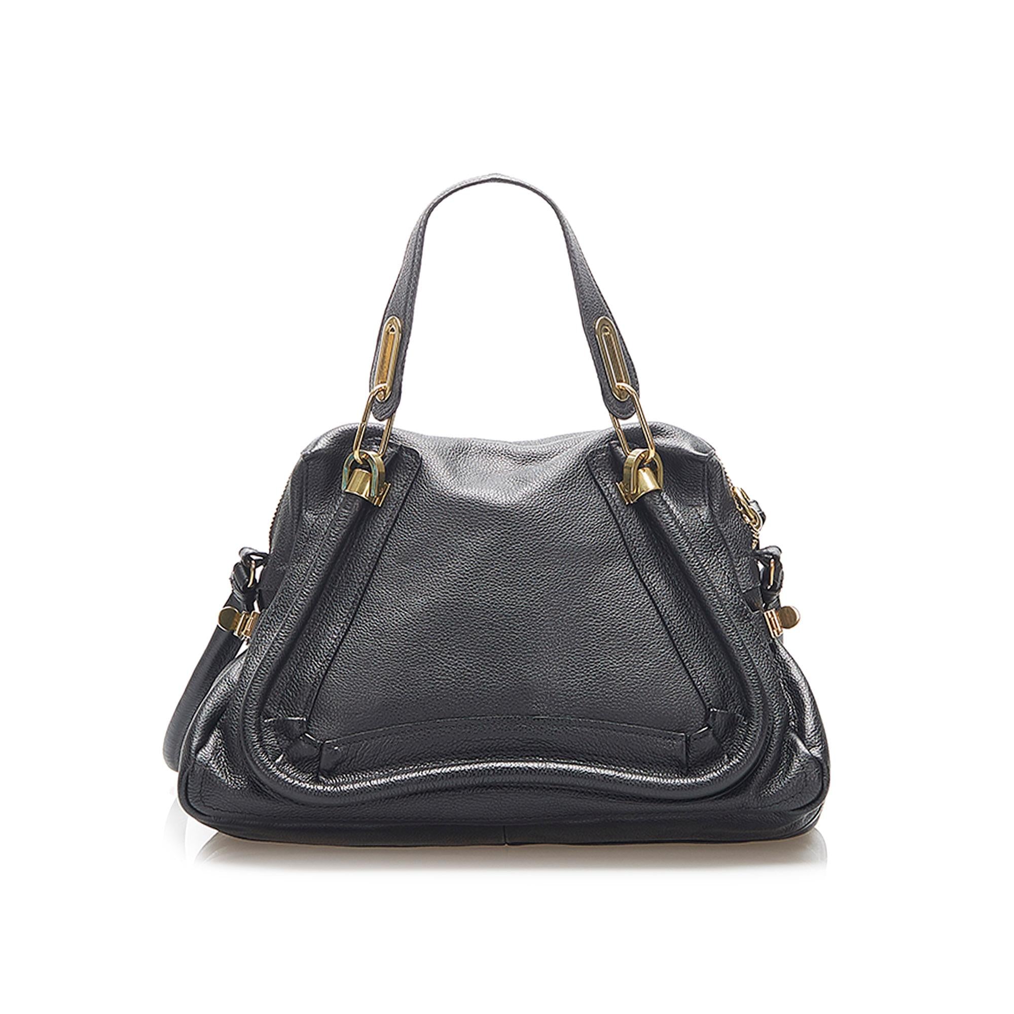 Chloe Paraty Leather Satchel (SHG-22306)