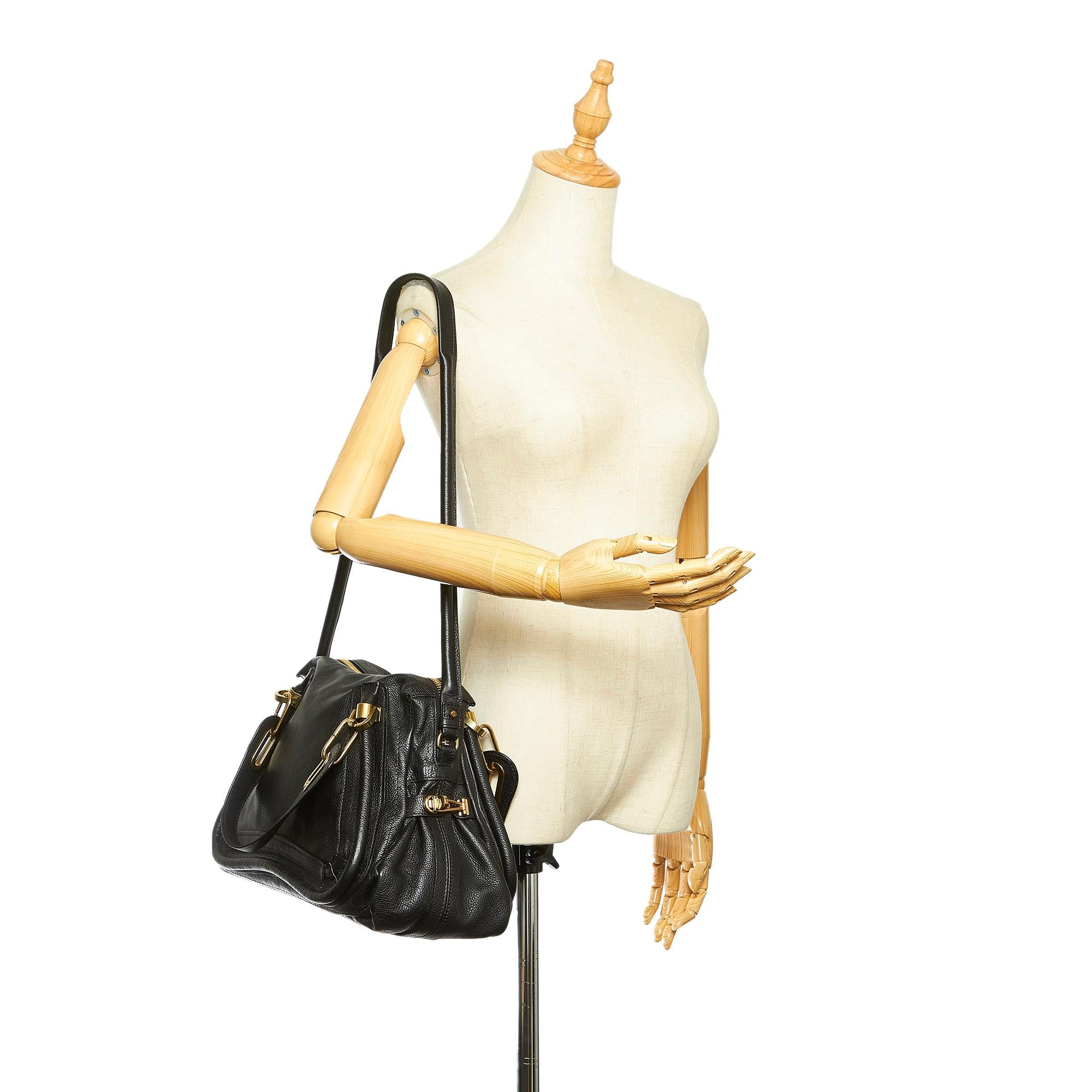 Chloe Paraty Leather Satchel (SHG-22306)