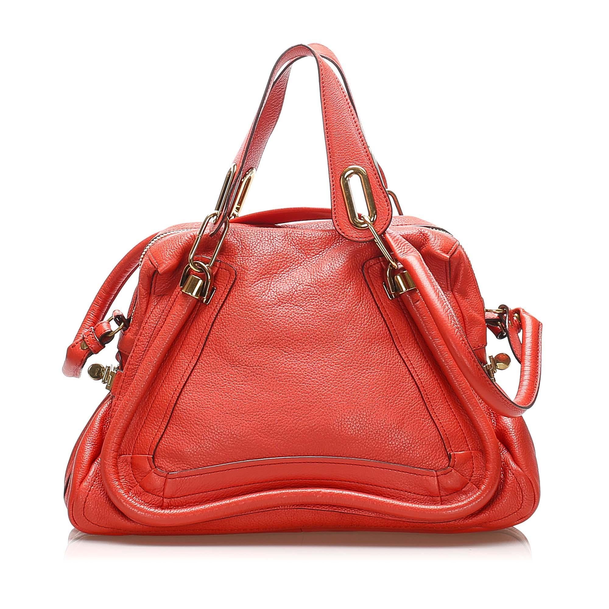 Chloe Paraty Leather Satchel (SHG-22408)