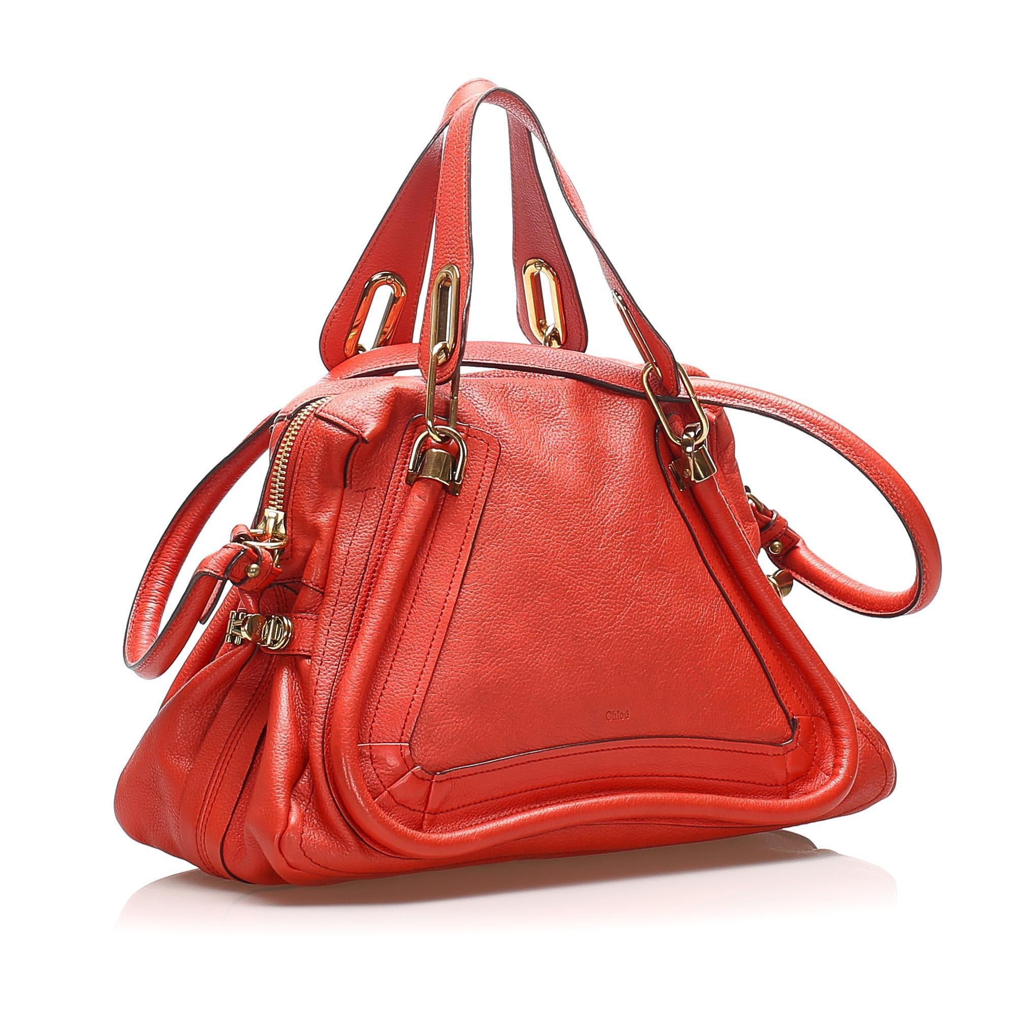 Chloe Paraty Leather Satchel (SHG-22408)