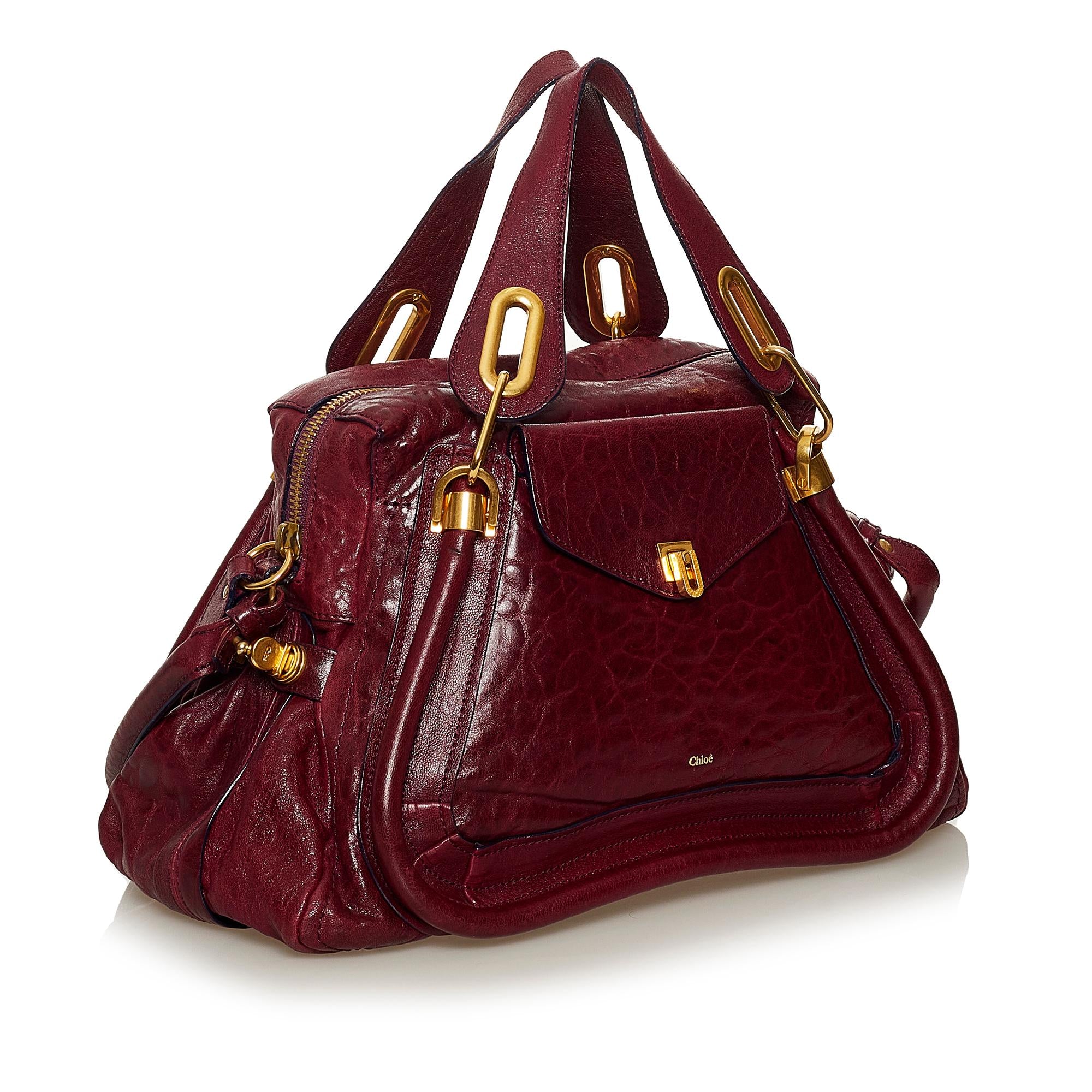 Chloe Paraty Leather Satchel (SHG-29023)