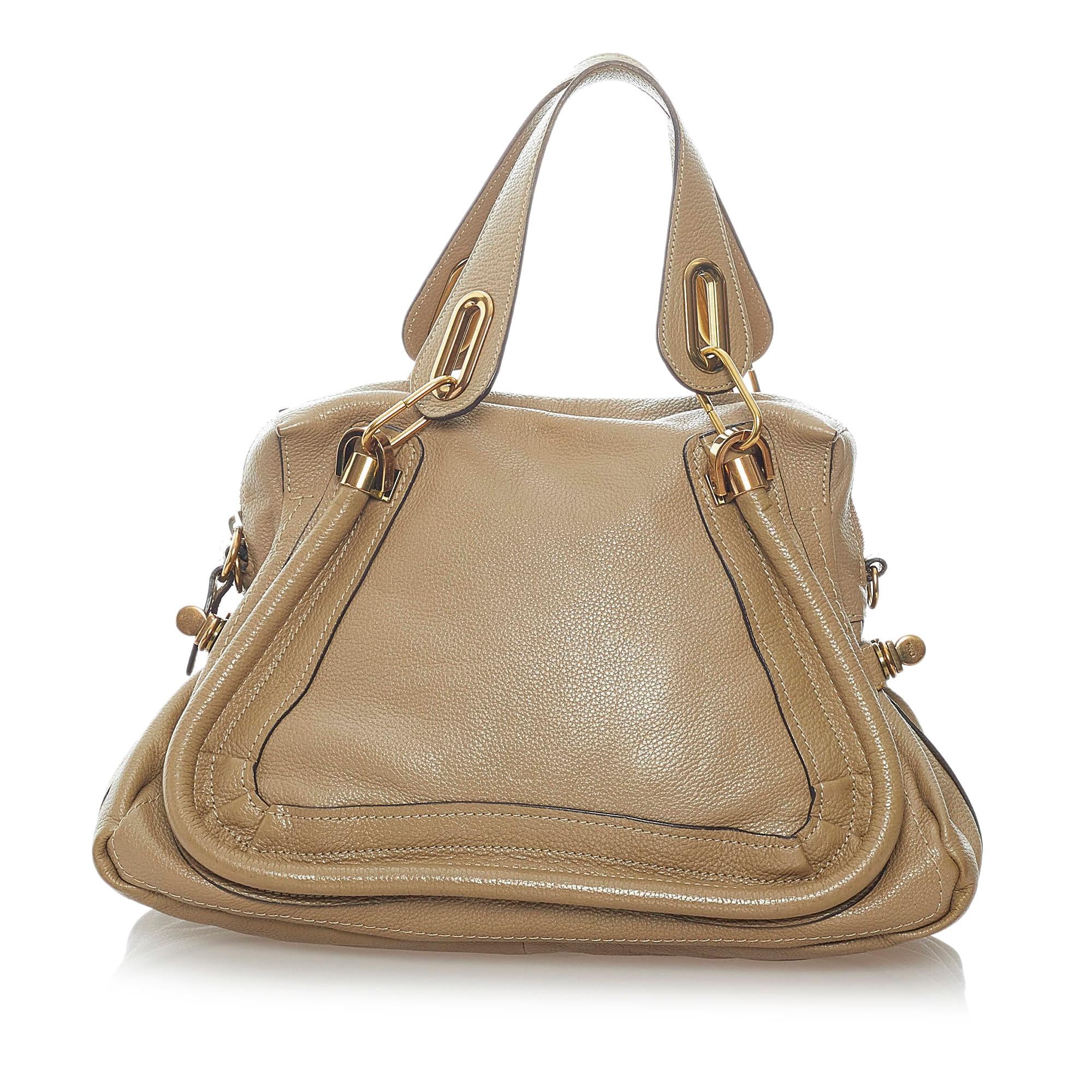Chloe Paraty Leather Satchel (SHG-32300)