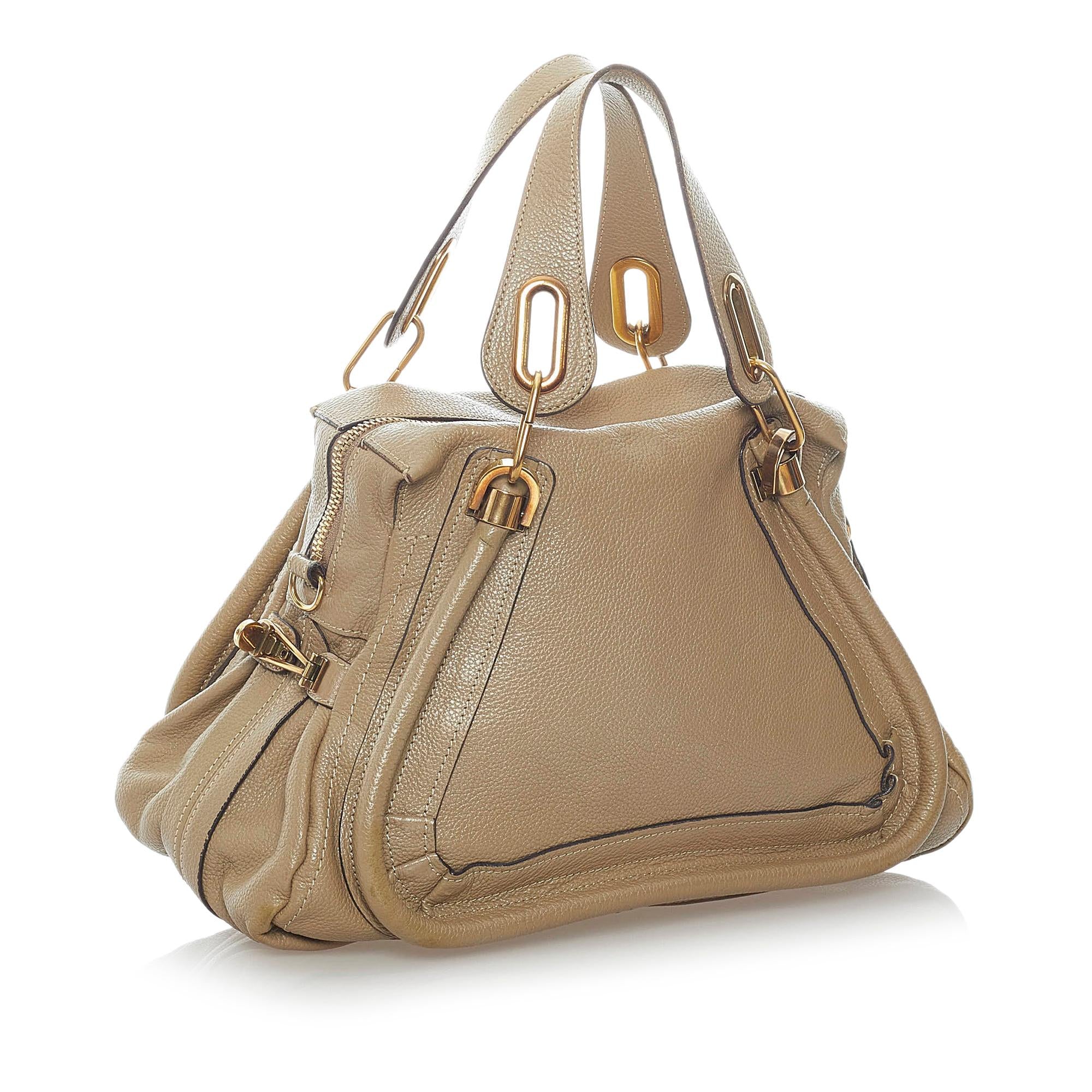 Chloe Paraty Leather Satchel (SHG-32300)