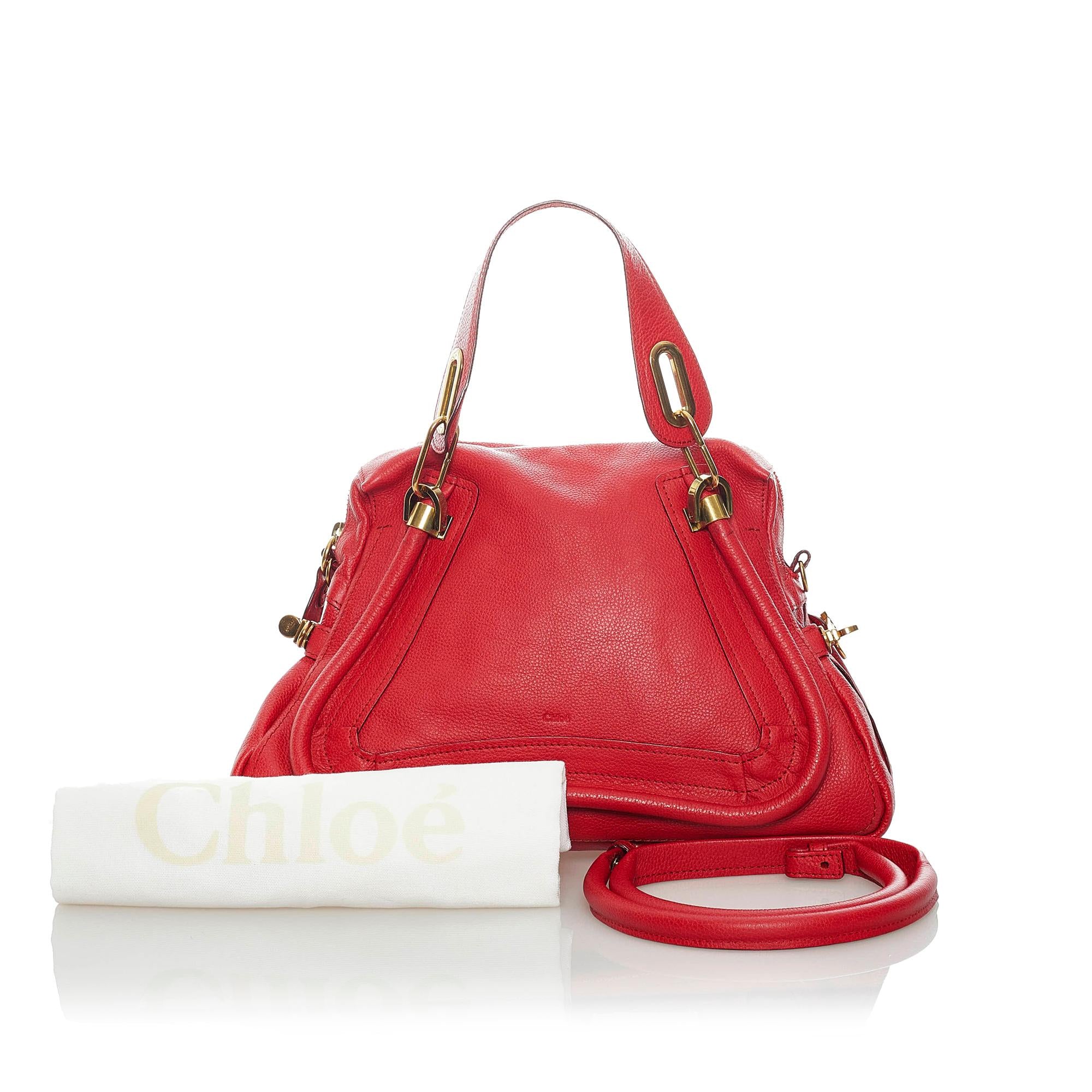 Chloe Paraty Leather Satchel (SHG-34642)