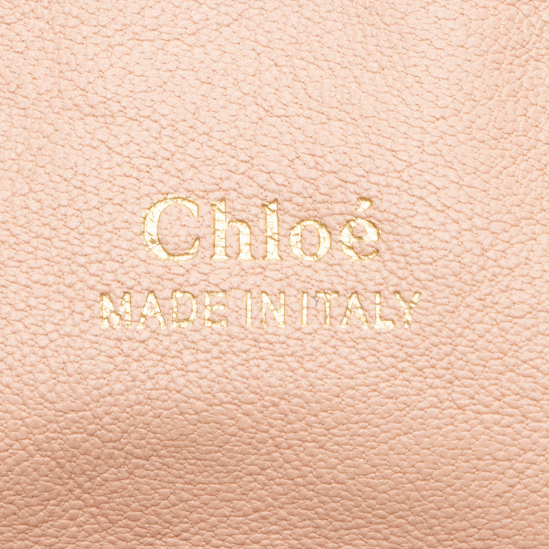 Chloe Perforated Leather Baylee Medium Shoulder Bag (SHF-14832)
