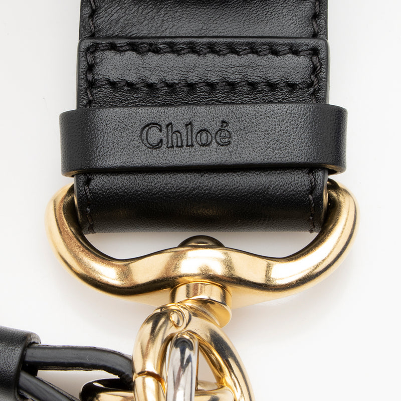 Chloe Quilted Leather Roy Shoulder Bag (SHF-15792)