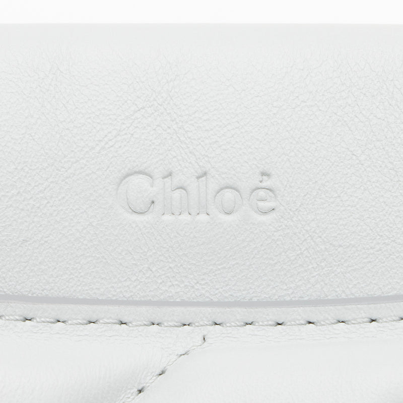 Chloe Quilted Leather Roy Shoulder Bag (SHF-15792)
