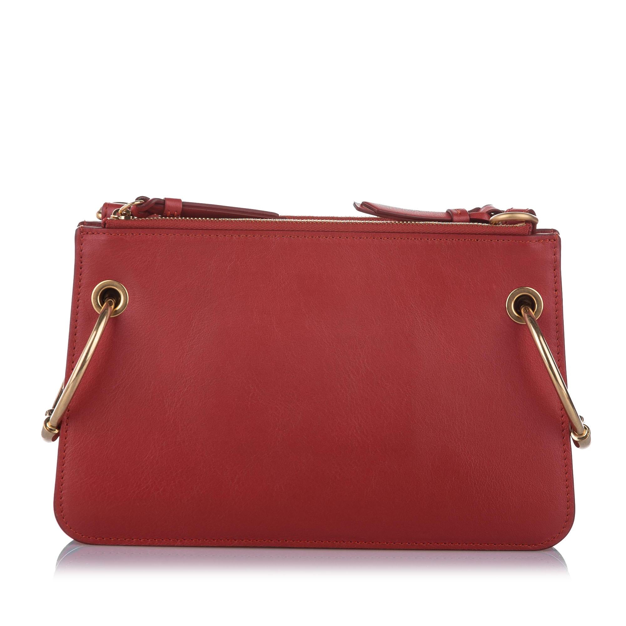 Chloe Roy Leather Crossbody Bag (SHG-37377)