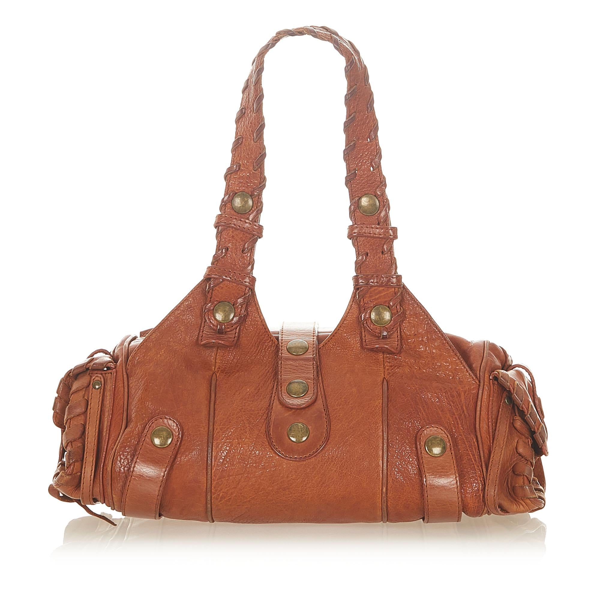 Chloe Silverado Leather Shoulder Bag (SHG-20149)