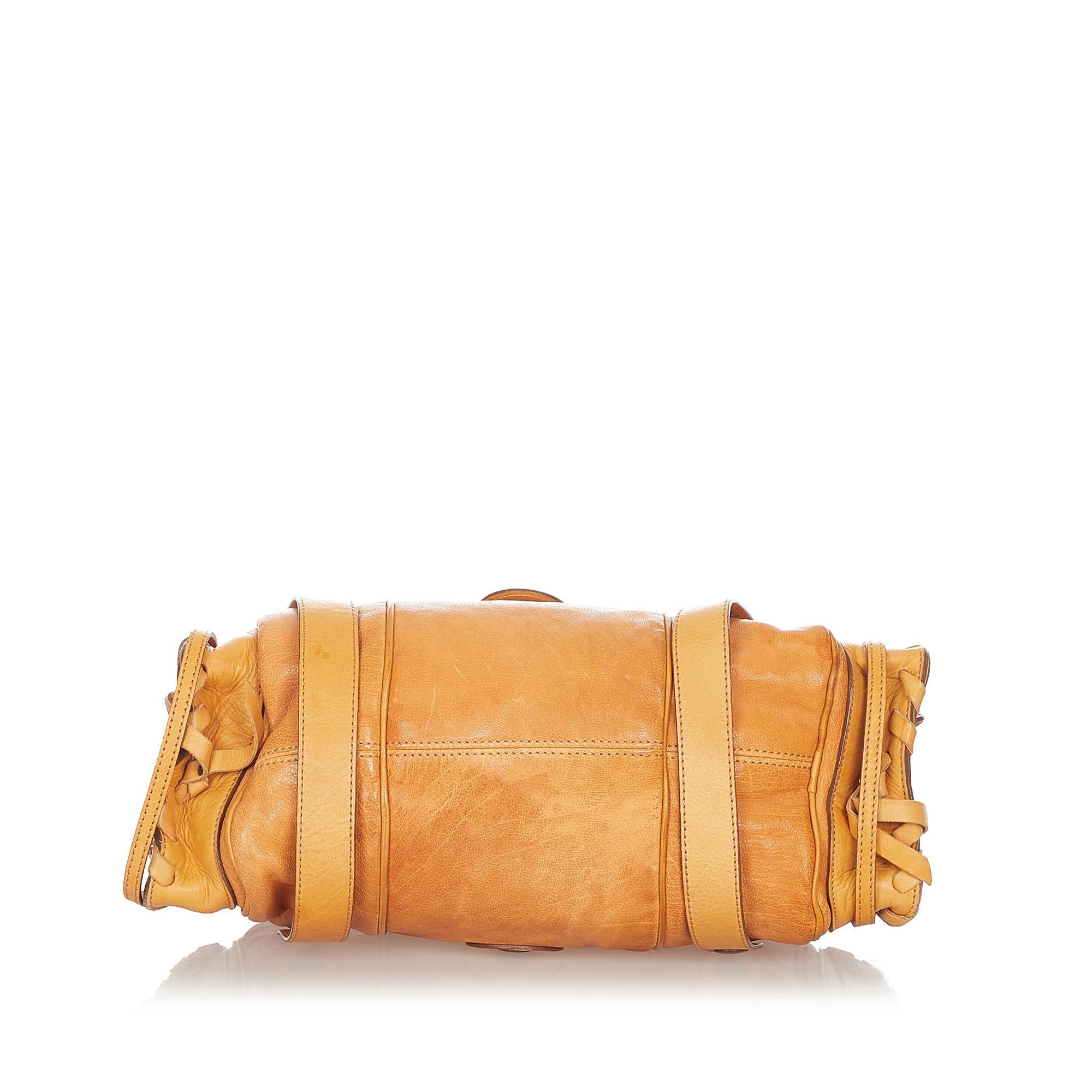 Chloe Silverado Leather Shoulder Bag (SHG-22029)