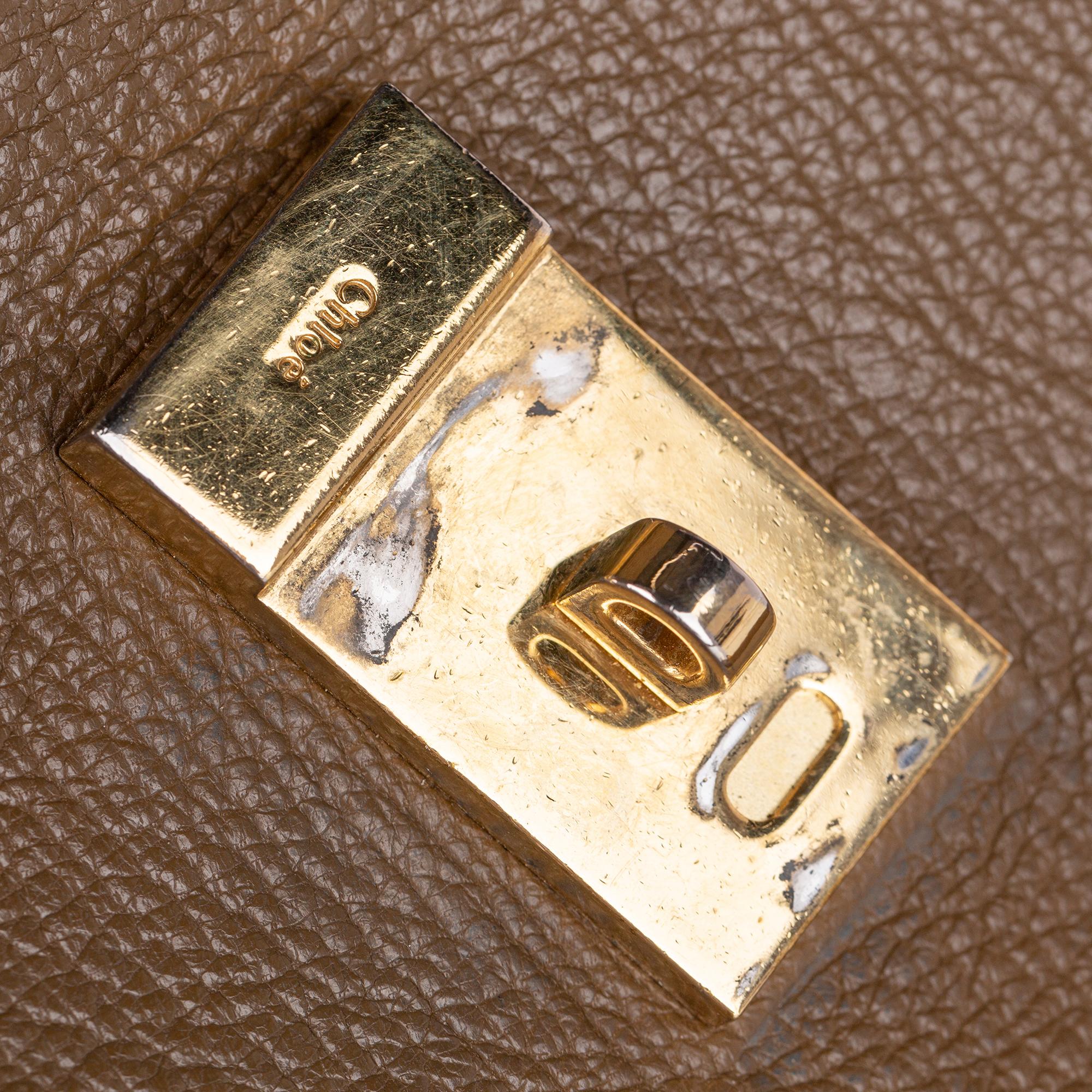 Chloe Small Drew Leather Crossbody Bag (SHG-24804)