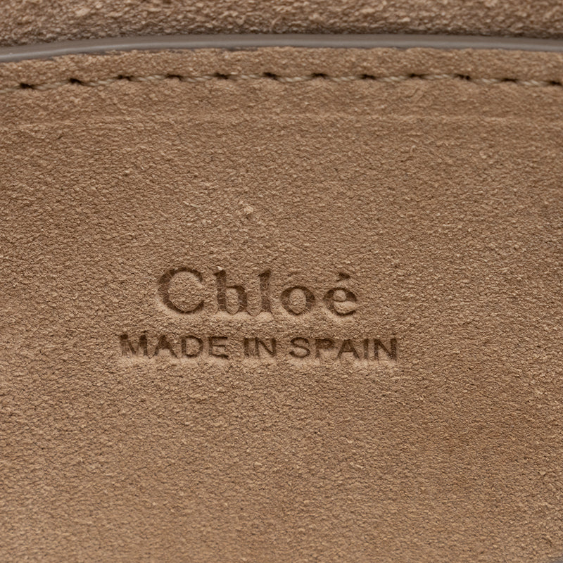Chloe Suede Studded Small Faye Shoulder Bag - FINAL SALE (SHF-17184)