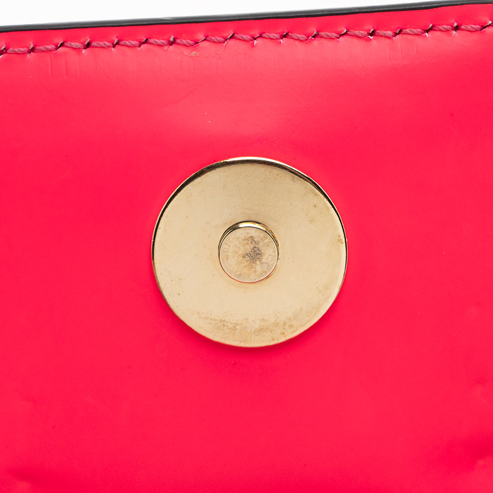 Christian Louboutin Calfskin Spiked Sweet Charity Small Crossbody Bag (SHF-20782)