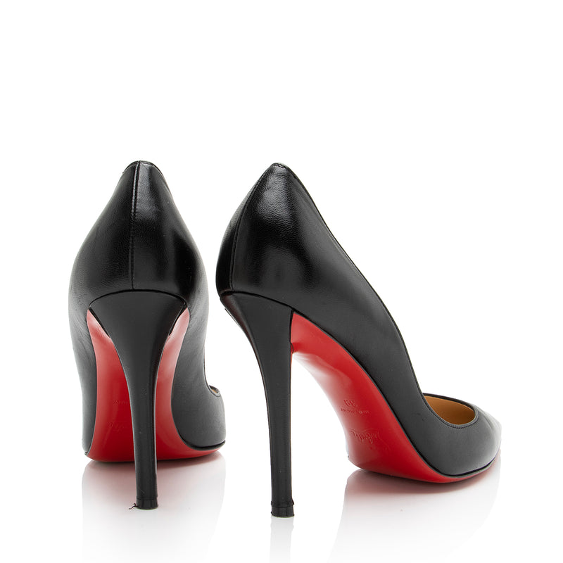 Christian Louboutin Leather Apostrophy Pumps - Size 9 / 39 (SHF-23137)