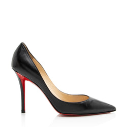Christian Louboutin Leather Apostrophy Pumps - Size 9 / 39 (SHF-23137)